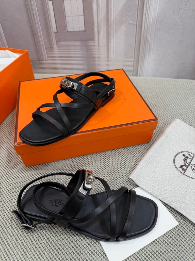 Hermès Unisex Slides detail 2