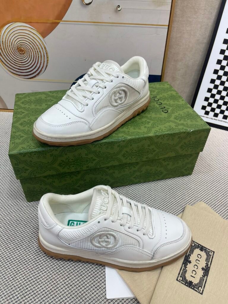 Gucci Unisex Distressed Sneakers detail image 2