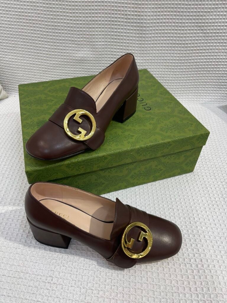 Gucci Unisex Leather-Sole Shoes detail 2