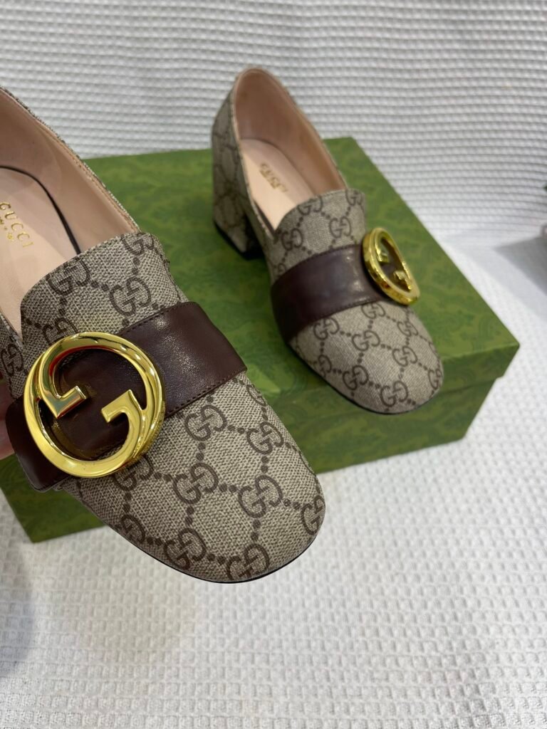 Gucci Unisex Leather-Sole Shoes detail 2