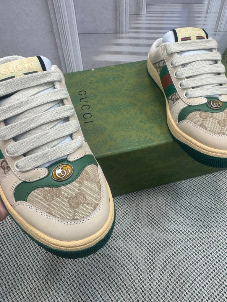Gucci Unisex Distressed Sneakers detail 2