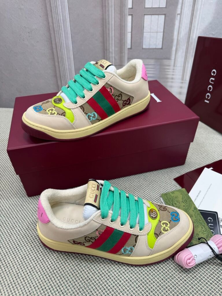 Gucci Women's Distressed Sneakers detail 2