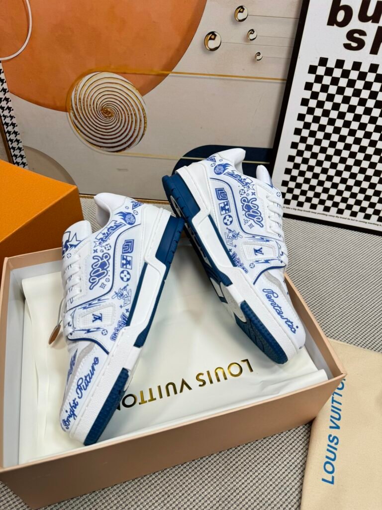 Louis Vuitton Unisex Basketball Sneakers detail 3