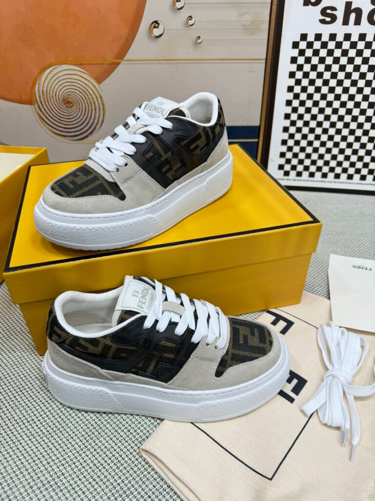 Fendi Unisex Athletic Sneakers detail image 3