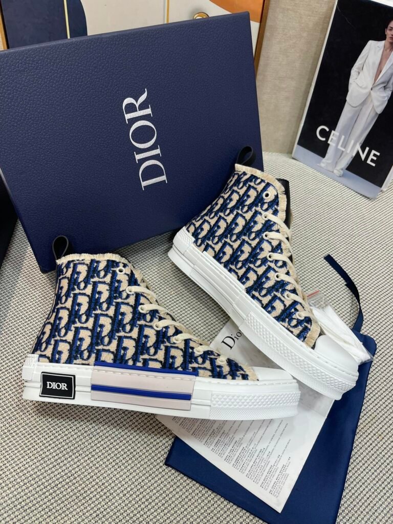 Dior Unisex High-Top Sneakers detail 3