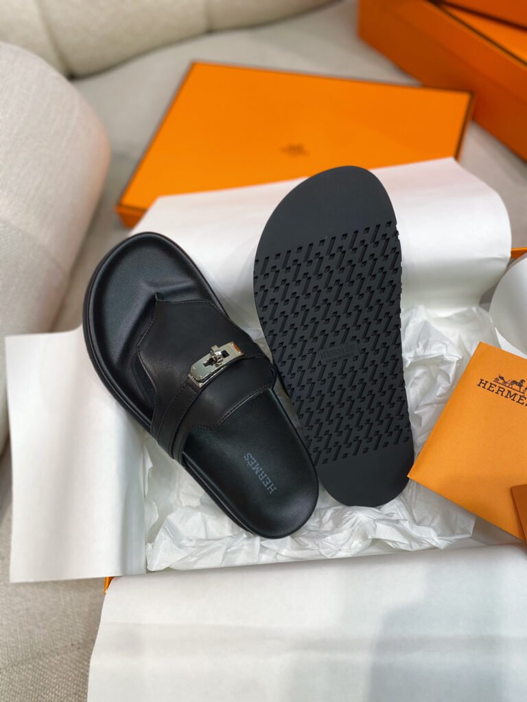 Hermès Unisex Slides detail 3