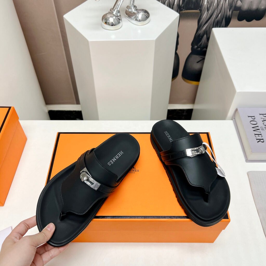 Hermès Unisex Slides detail 3