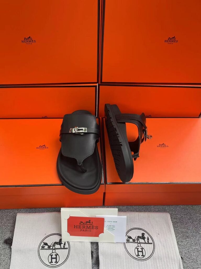 Hermès Unisex Slides detail 3