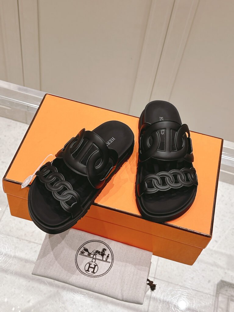 Hermès Unisex Slides detail 3