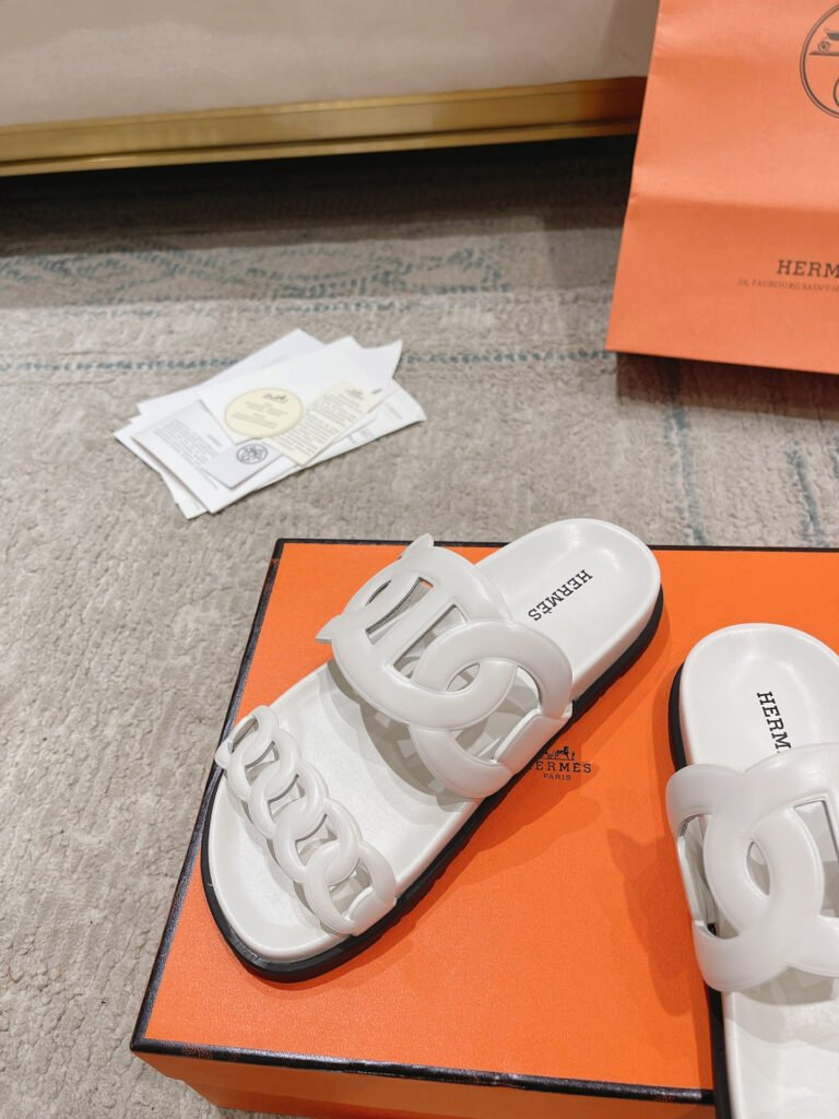 Hermès Unisex Slides detail 3