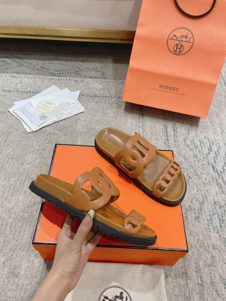 Hermès Unisex Slides detail 3