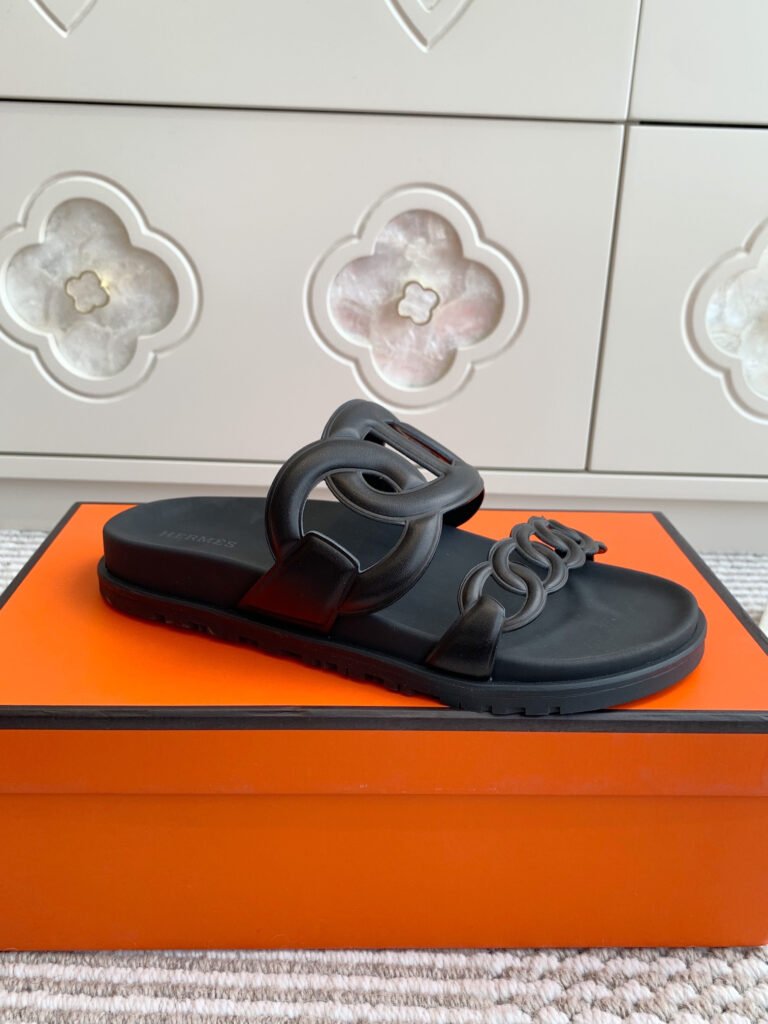 Hermès Unisex Slides detail 3