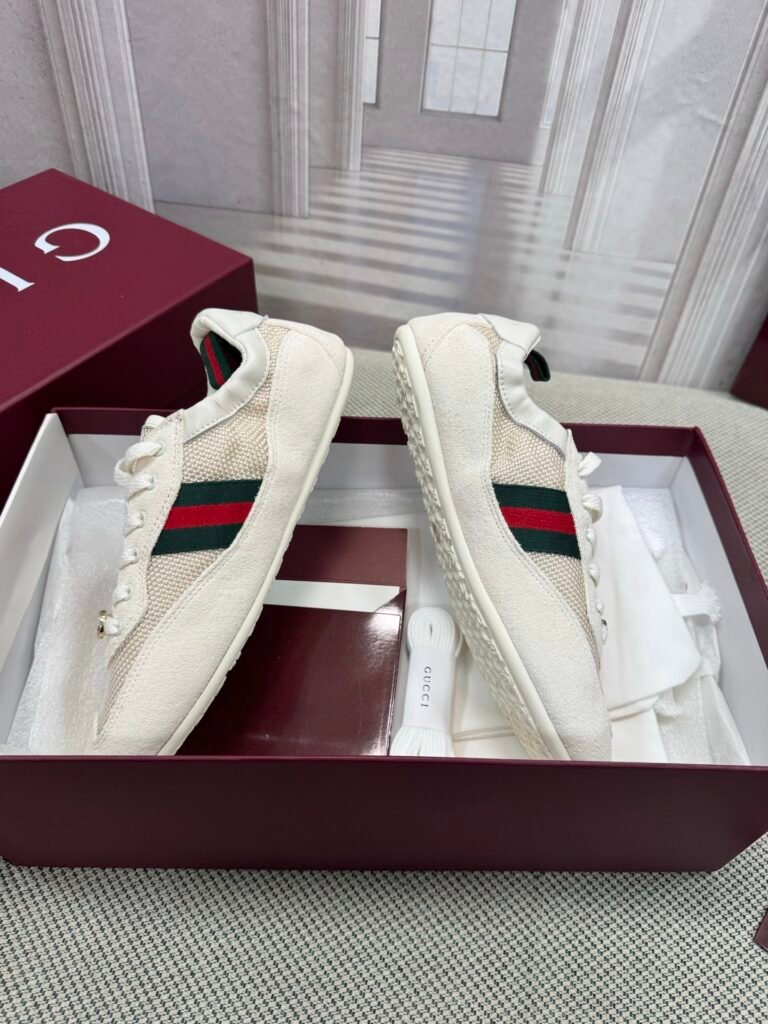 Gucci Unisex Distressed Sneakers detail 3