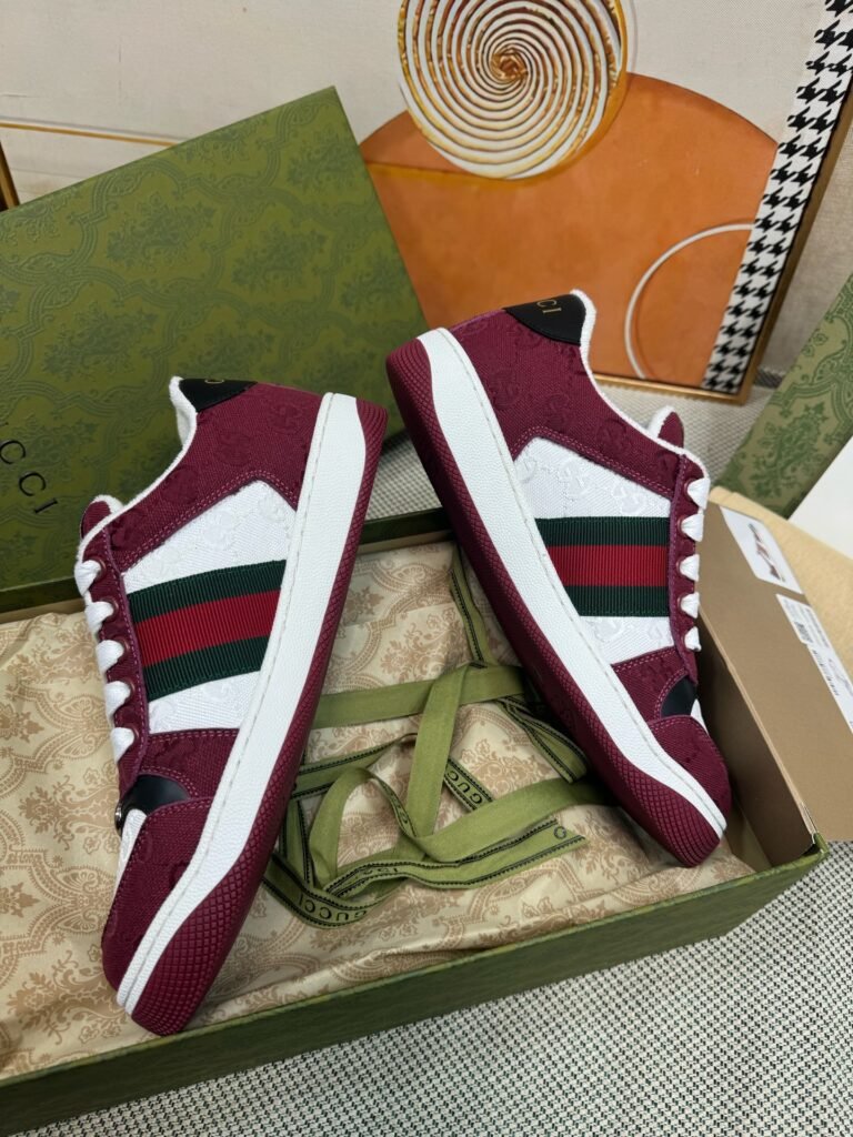 Gucci Women's Distressed Sneakers detail image 3