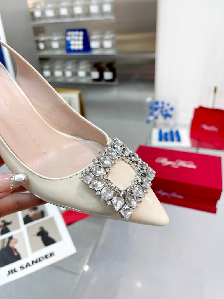 Roger Vivier Women's Crystal-Embellished Sneakers detail image 3