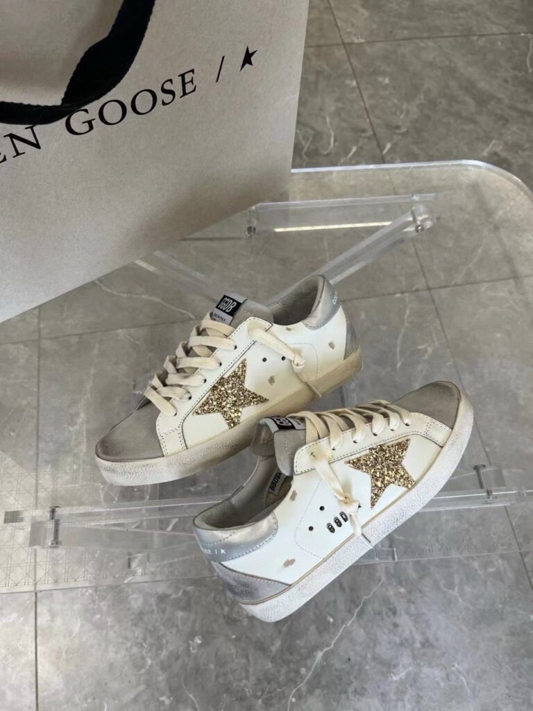 Golden Goose Unisex Distressed Sneakers detail 3