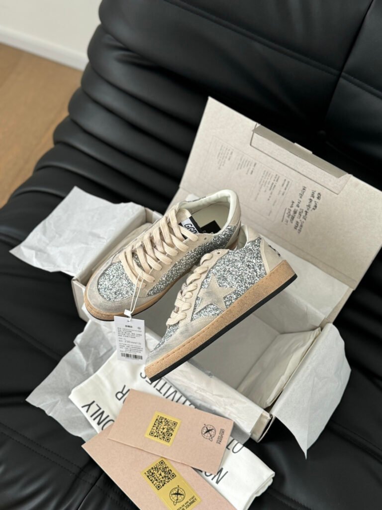 Golden Goose Unisex Distressed Sneakers detail 3