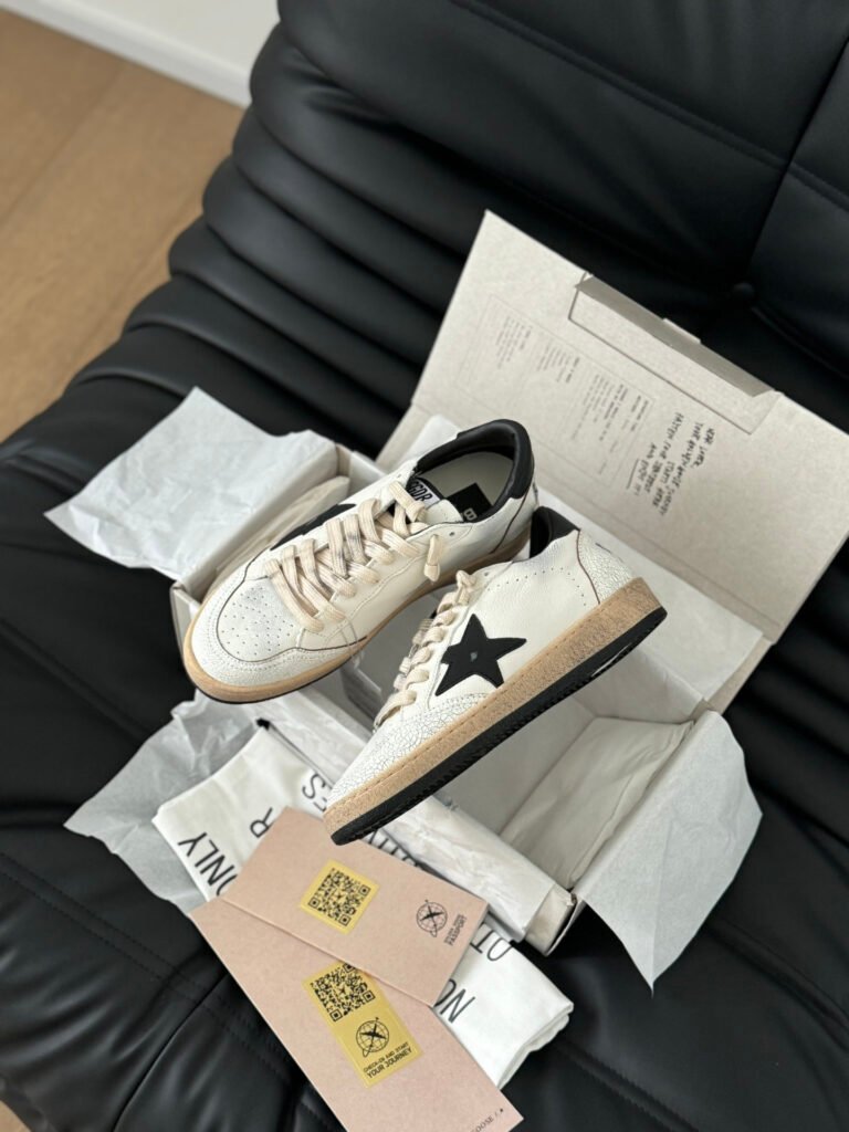 Golden Goose Unisex Distressed Sneakers detail 3