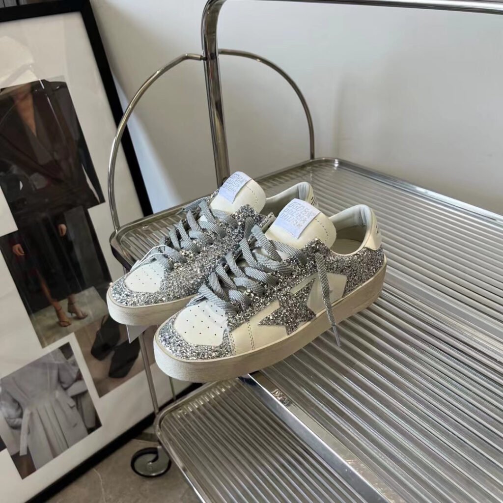 Golden Goose Unisex Distressed Sneakers detail 3