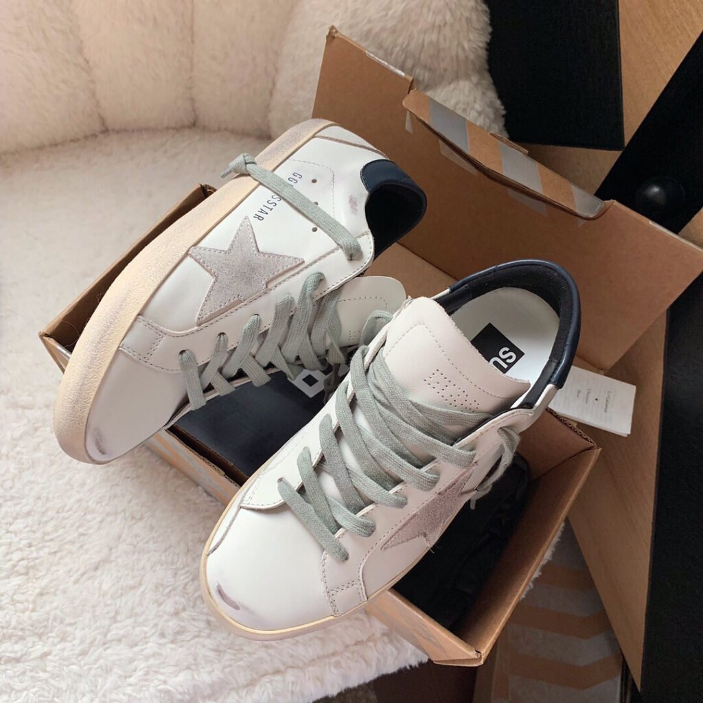 Golden Goose Unisex Distressed Sneakers detail 3