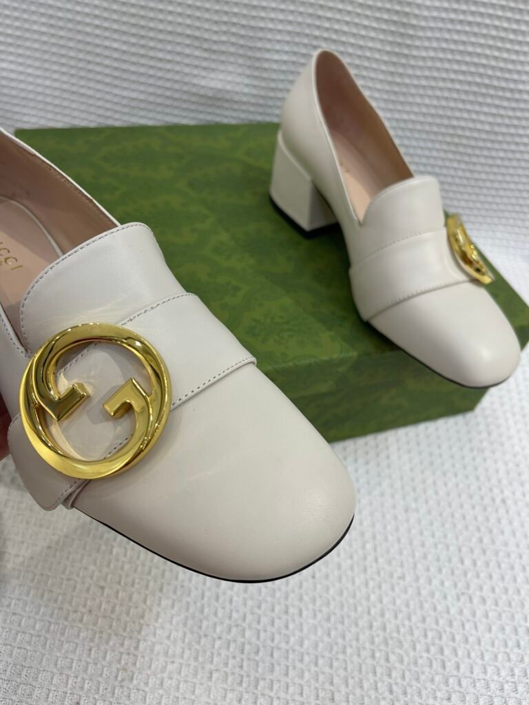 Gucci Unisex Leather-Sole Shoes detail 3