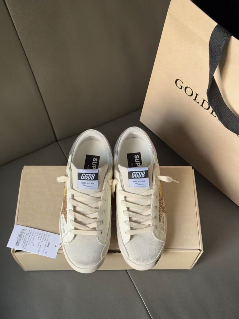 Golden Goose Unisex Distressed Sneakers detail 3