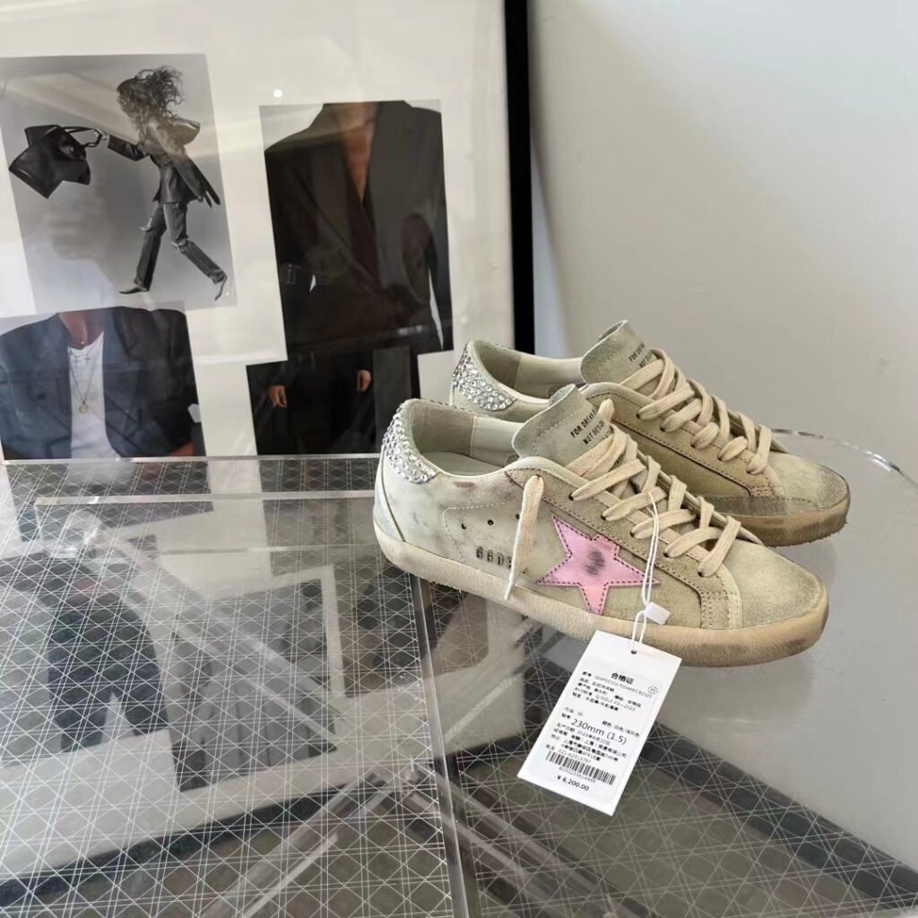 Golden Goose Unisex Distressed Sneakers detail image 3