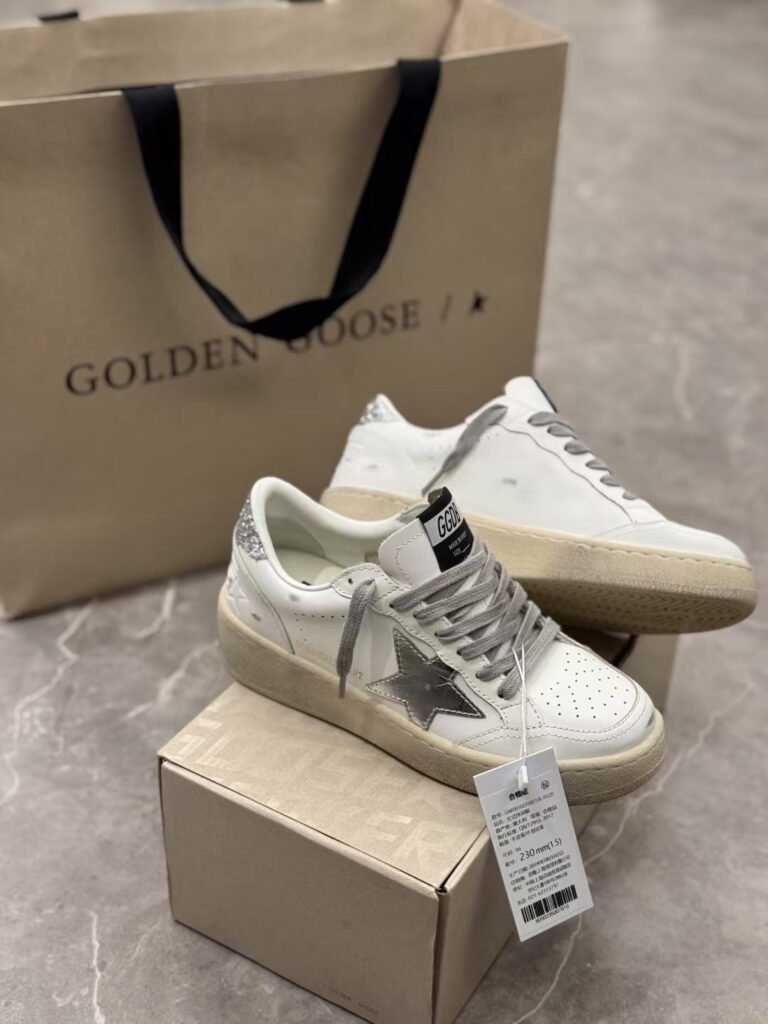 Golden Goose Unisex Distressed Sneakers detail 3