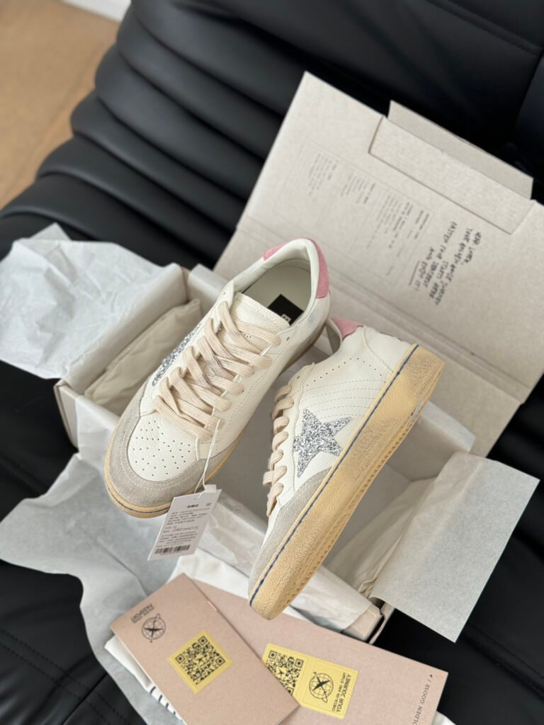 Golden Goose Unisex Distressed Sneakers detail 3