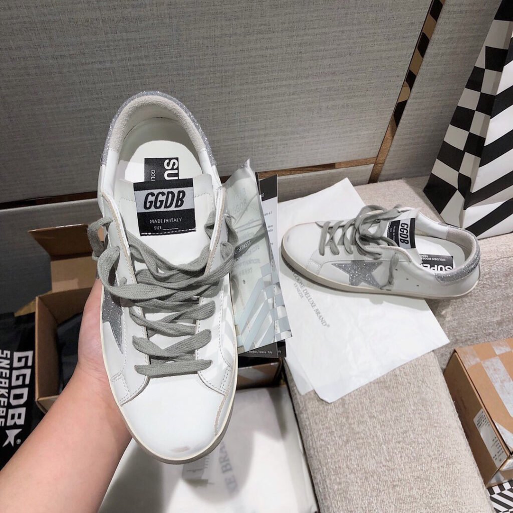 Golden Goose Unisex Distressed Sneakers detail image 3