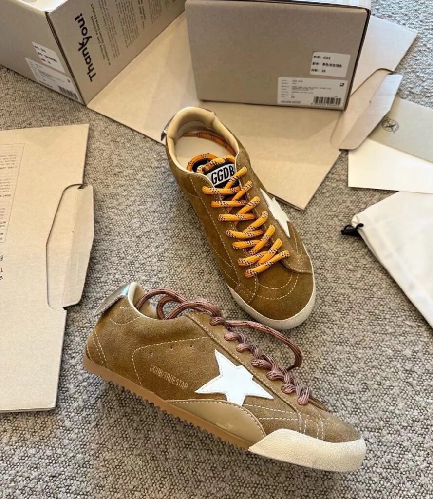 Golden Goose Unisex Distressed Sneakers detail image 3