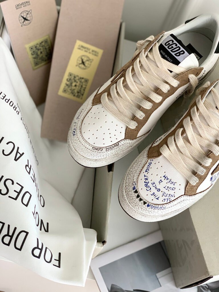 Golden Goose Unisex Distressed Sneakers detail 3