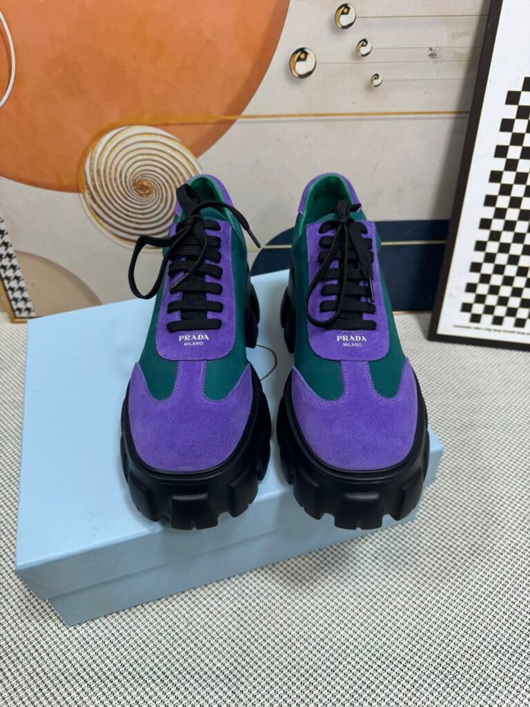 Prada Unisex Platform Sneakers detail image 3
