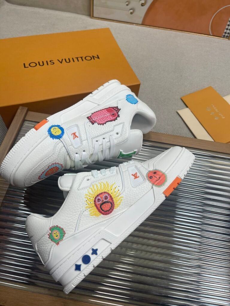 Louis Vuitton Unisex Basketball Sneakers detail 3