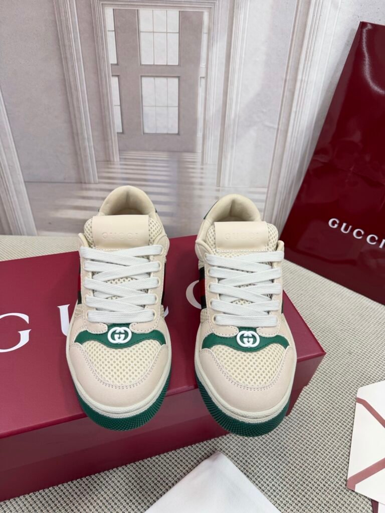Gucci Unisex Distressed Sneakers detail 3