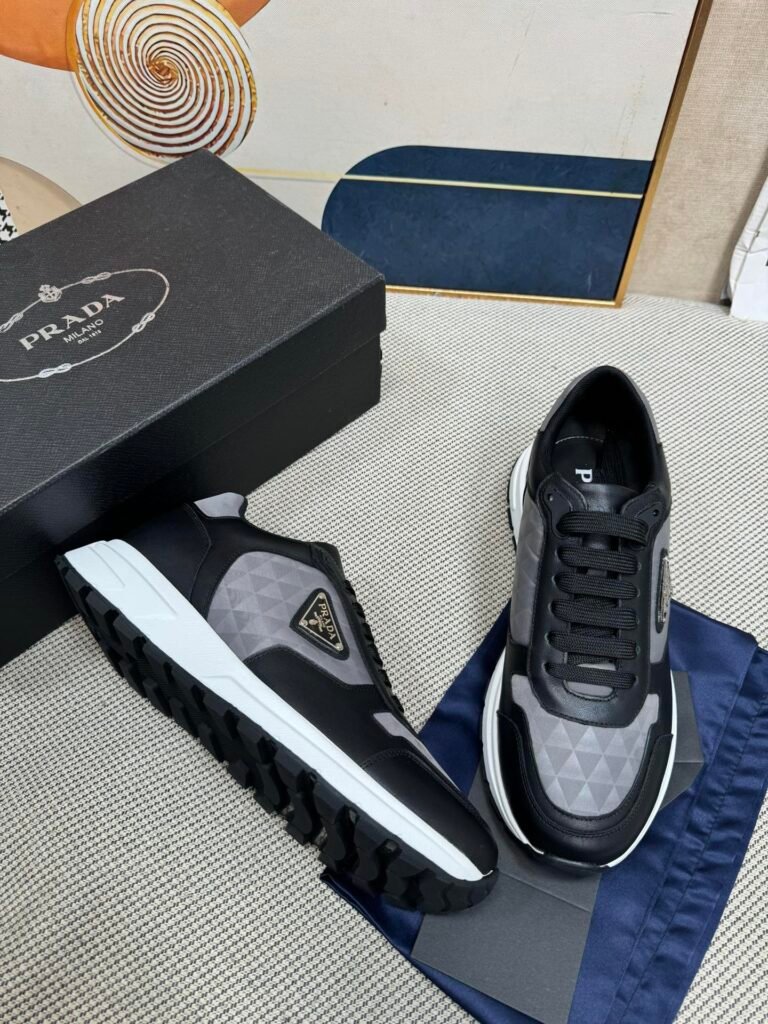 Prada Men's Athletic Sneakers detail image 3