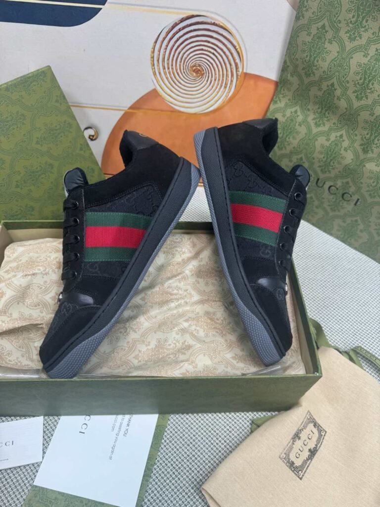 Gucci Women's Distressed Sneakers detail 3