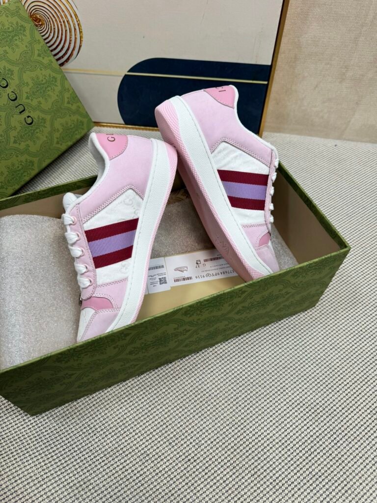 Gucci Unisex Distressed Sneakers detail 3