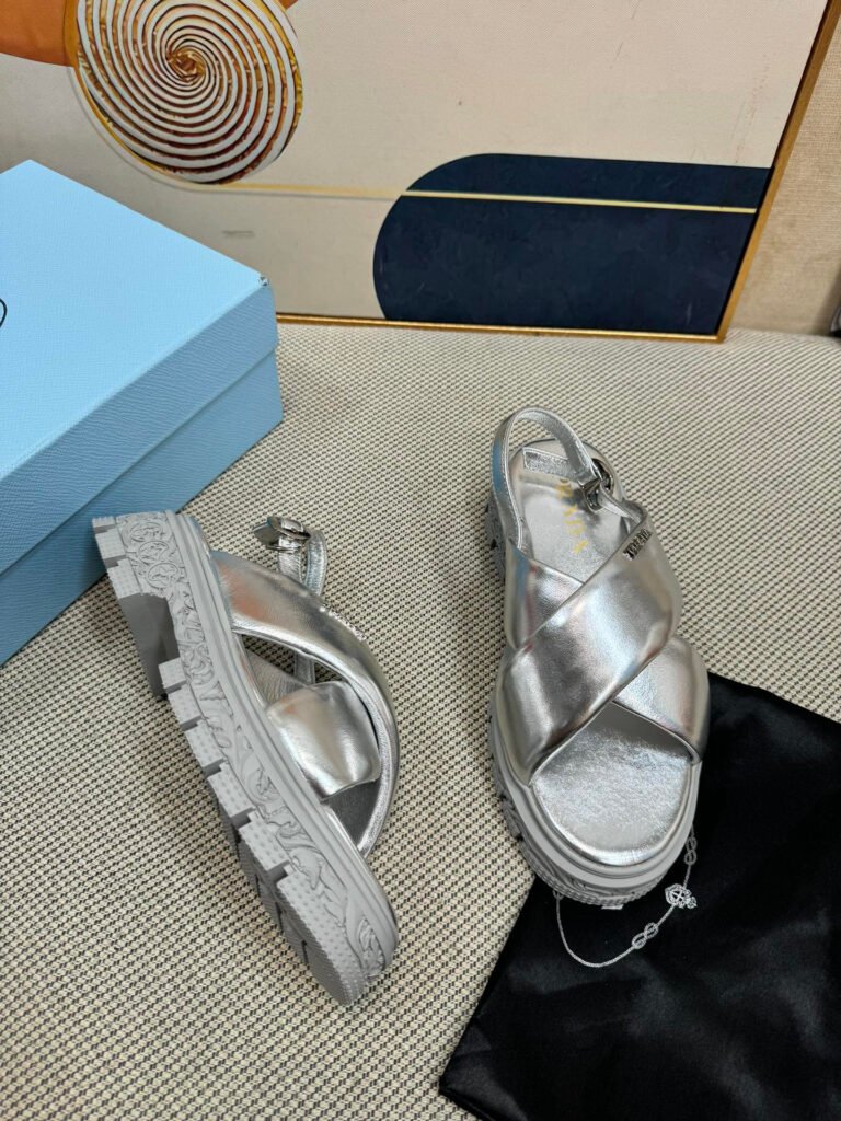 Prada Unisex Platform Sneakers detail 3