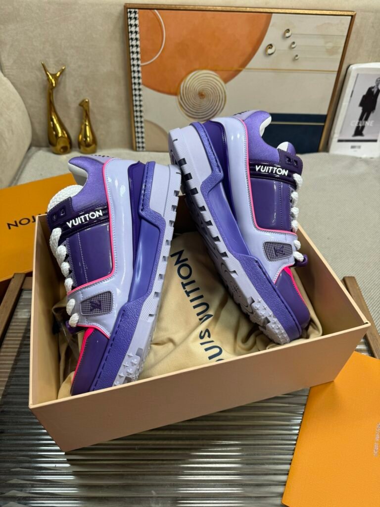 Louis Vuitton Unisex Basketball Sneakers detail 3
