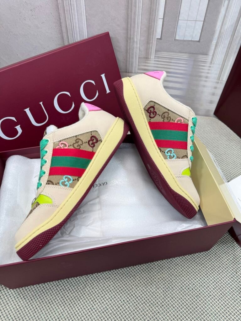 Gucci Women's Distressed Sneakers detail 3