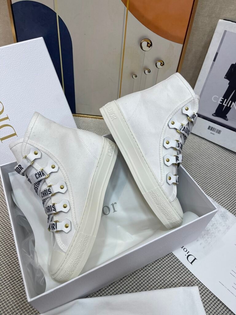 Dior Unisex High-Top Sneakers detail 4