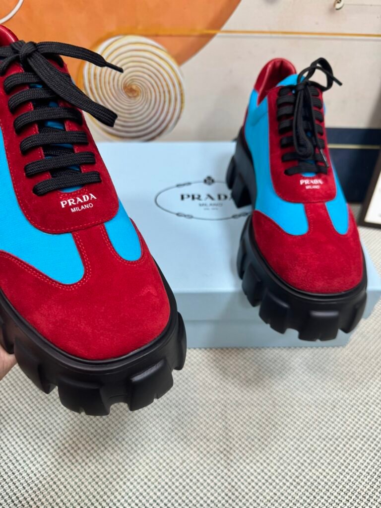 Prada Unisex Platform Sneakers detail image 4