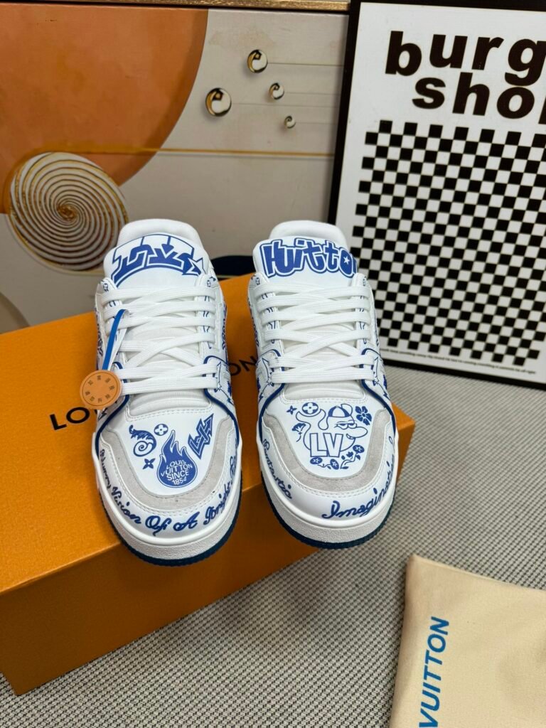 Louis Vuitton Unisex Basketball Sneakers detail 4