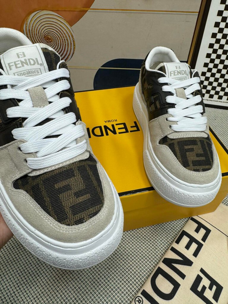 Fendi Unisex Athletic Sneakers detail image 4