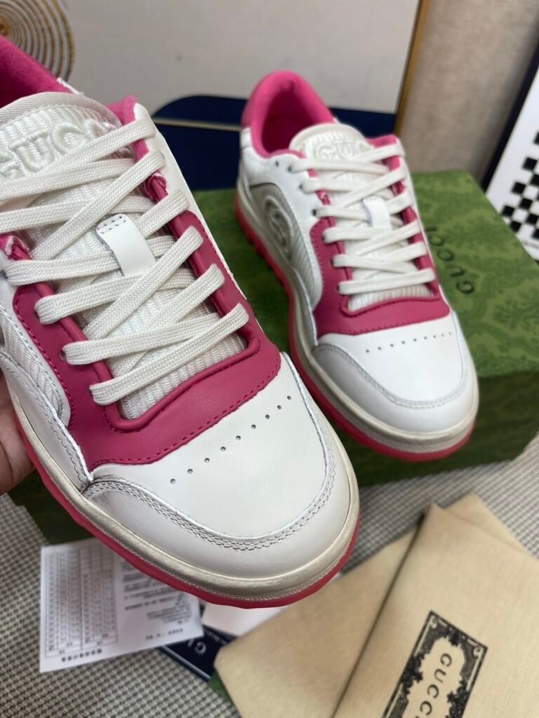 Gucci Unisex Distressed Sneakers detail image 4