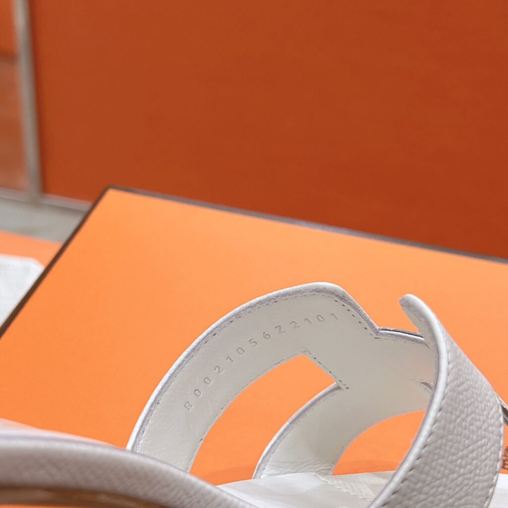 Hermès Unisex Slides detail 4
