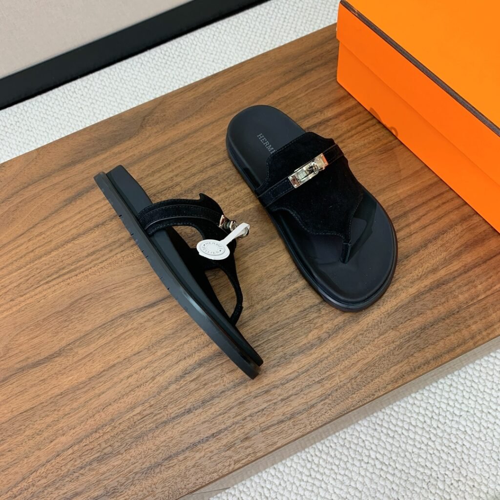 Hermès Unisex Slides detail 4
