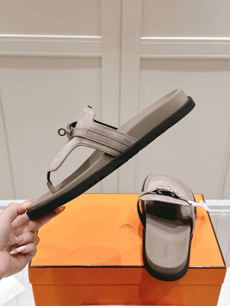 Hermès Unisex Slides detail 4