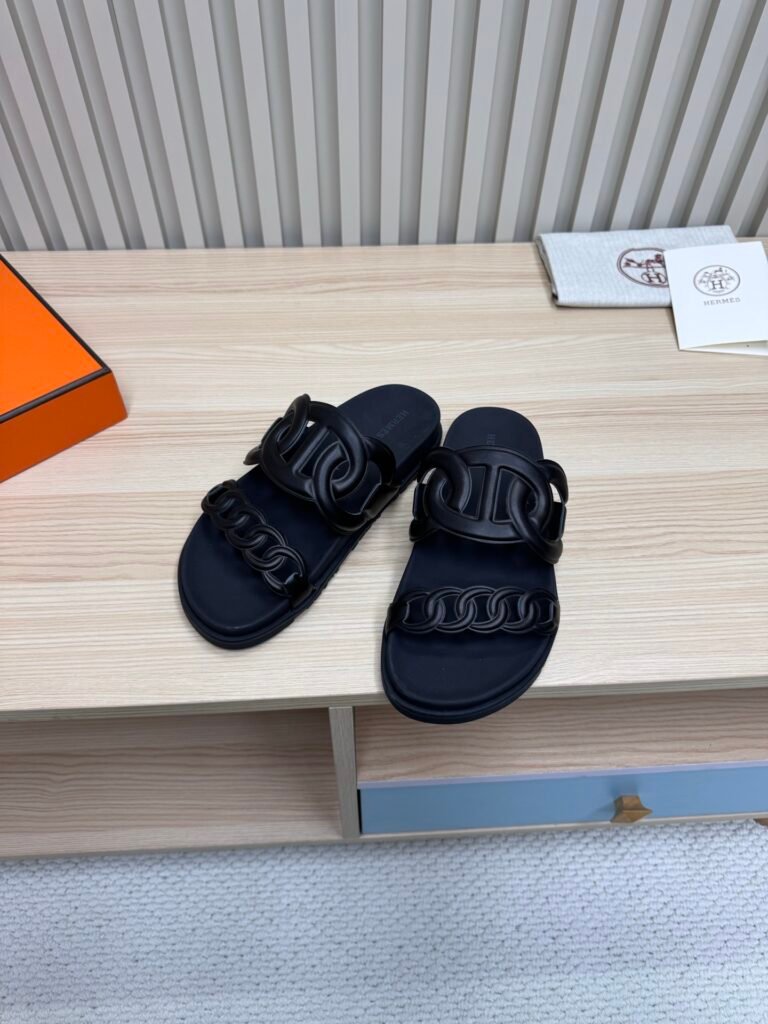 Hermès Unisex Slides detail 4